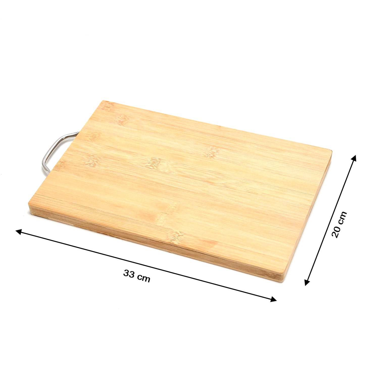 Thick Wooden Bamboo Kitchen Chopping Cutting Slicing Board With Holder For Fruits Vegetables Meat