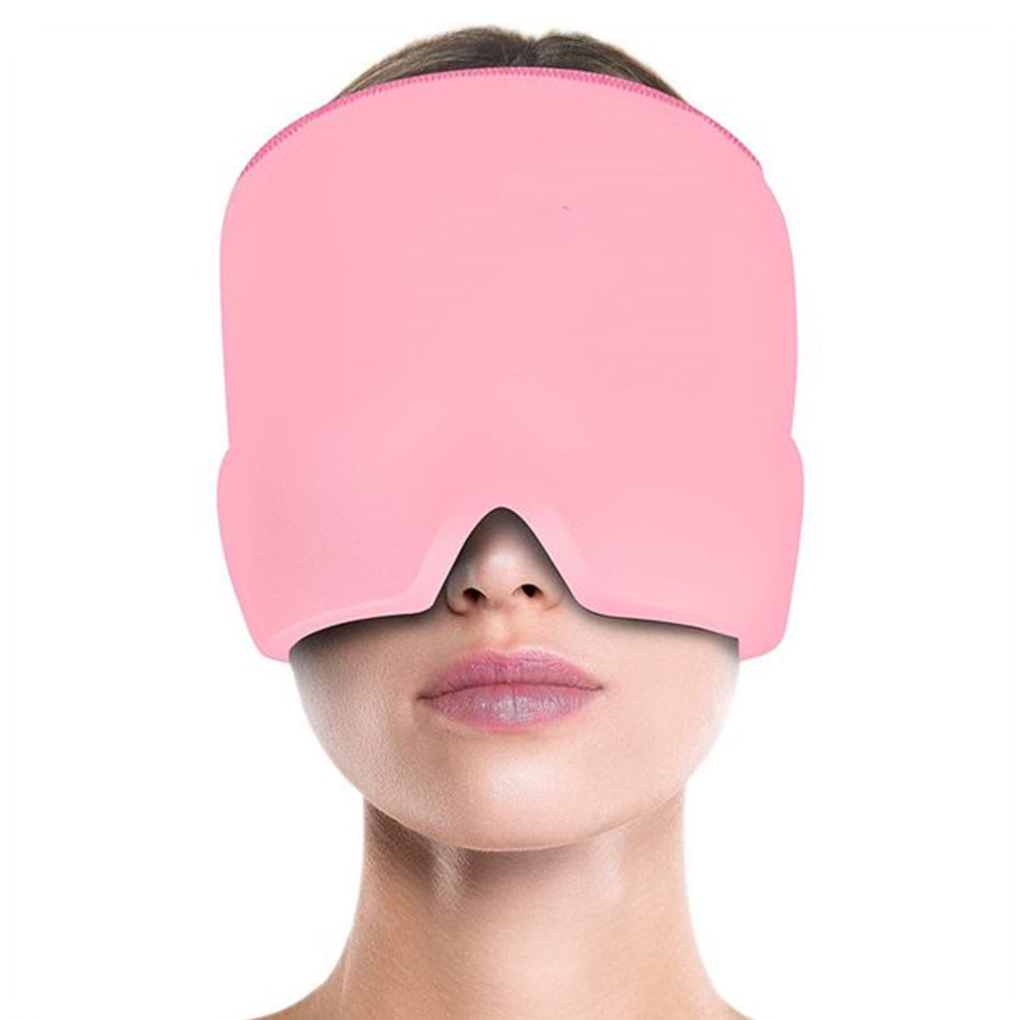Headache Relief Hat Migraine Cap Wearable Migraine Mask Ice Head Wrap For Tension Headache Puffy Eyes Sinus Headache Stress Relief