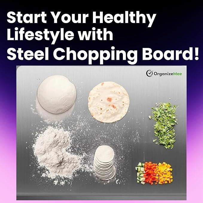 Stainless Steel Chopping Board – Durable & Hygienic