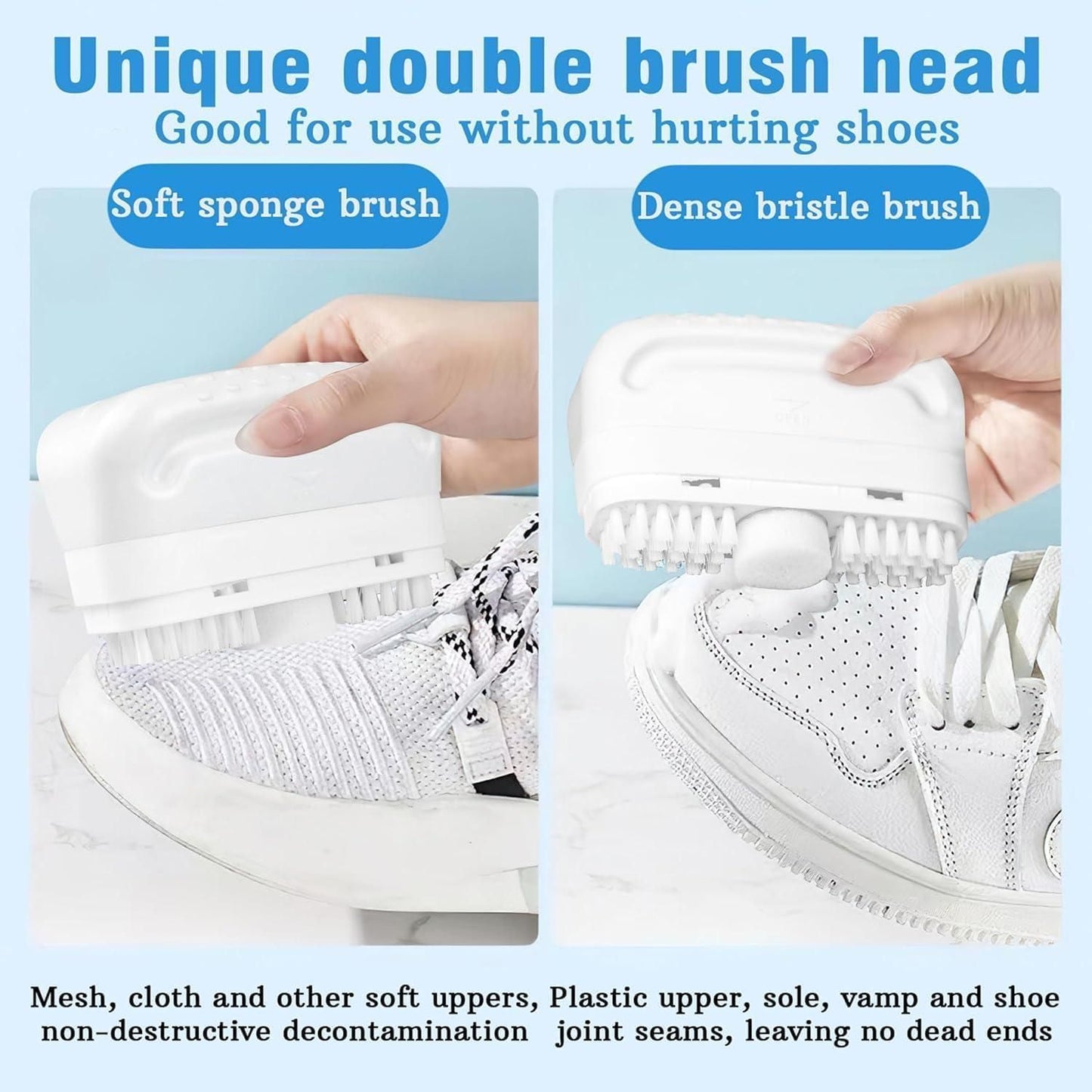 2-in-1 Multifunctional Shoe Cleaner Brush