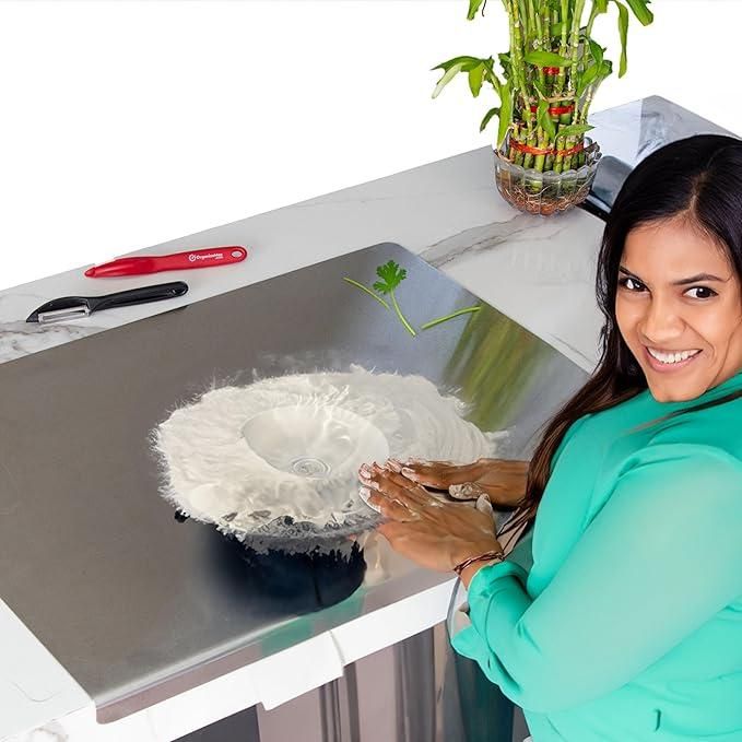 Stainless Steel Chopping Board – Durable & Hygienic