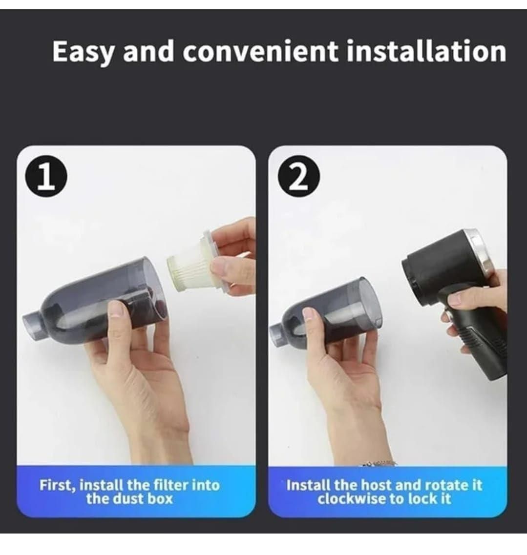 Portable Air Duster & Wireless Vacuum Cleaner – 2 in 1