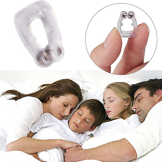 Anti Snore Device For Men And Woman Silicone Magnetic Nose Clip For Heavy Snoring Sleeper Snore Stopper Anti Snoring Device (1 Pc)